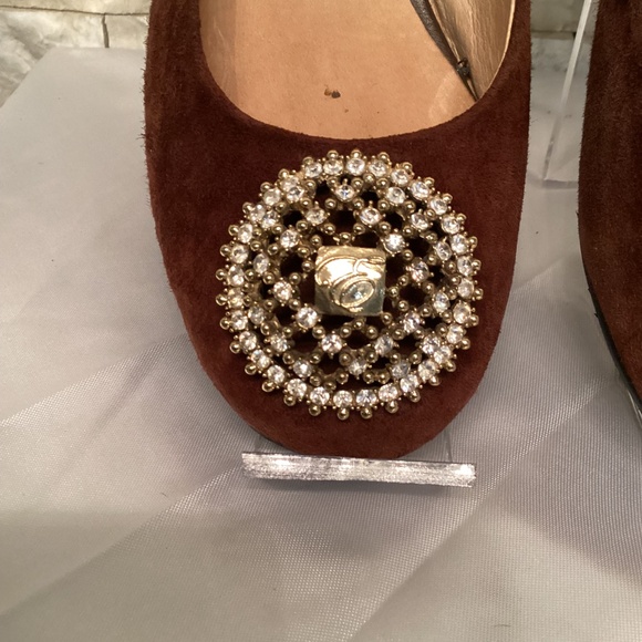 Diana E Kelly brown suede ballet flats - Picture 4 of 12